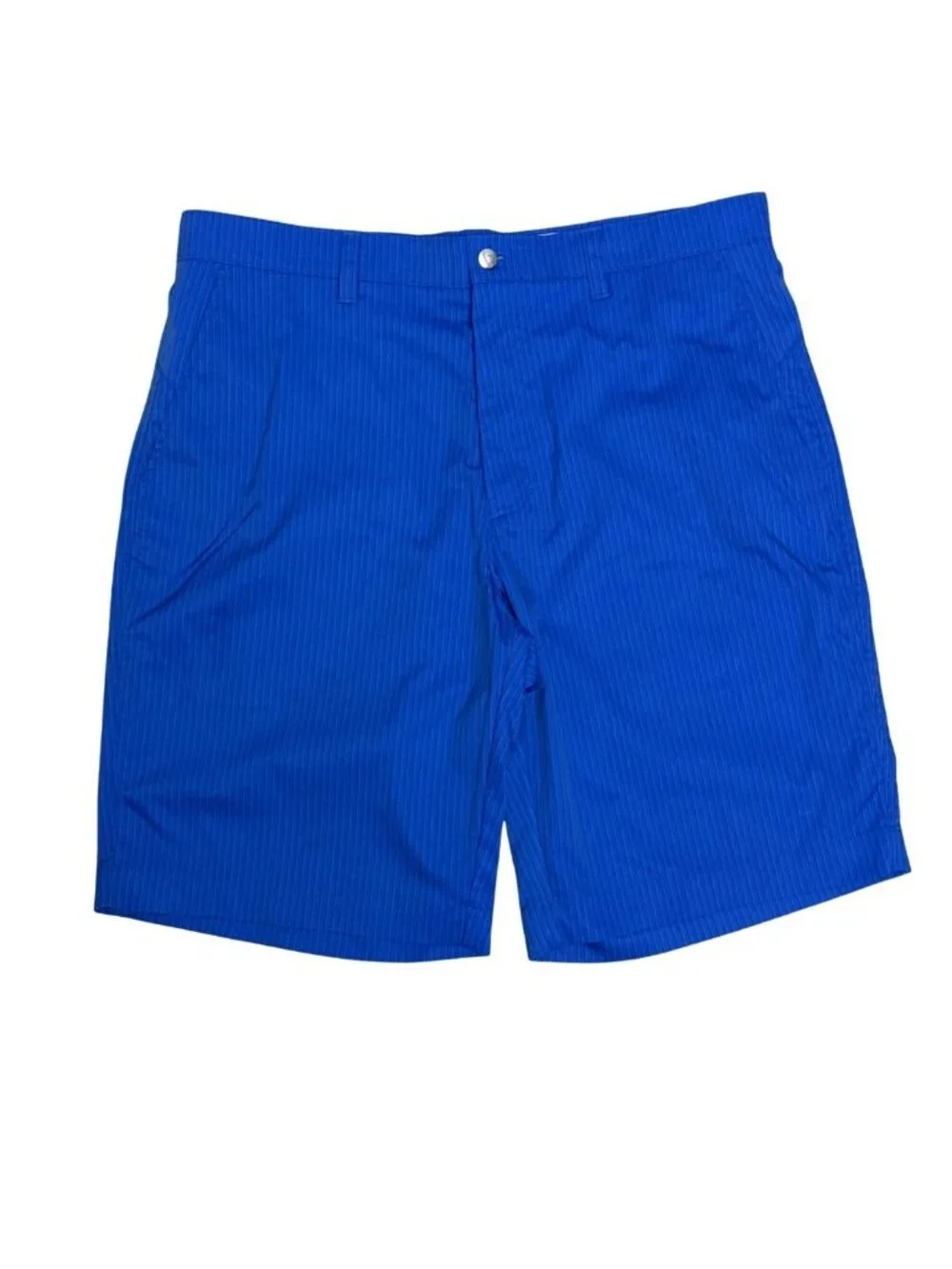 CALLAWAY Golf Shorts Blue Casual Summer Activewear Striped Shorts Mens Medium